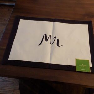 kate spade Other - Kate Spade Mr. And Mrs. place mat and napkins kate spade Other - Kate Spade Mr. And Mrs. place mat and napkins